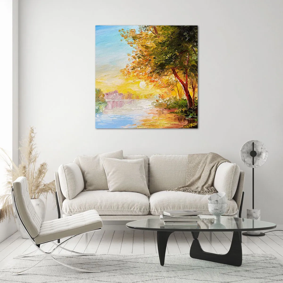 Quadro su vetro - Et in Arcadia ego - 40x40 cm