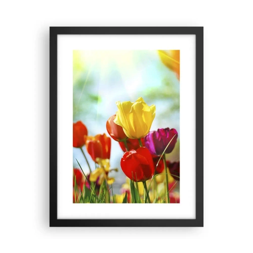 Poster in cornice nera - Tutti i colori del sole - 30x40 cm