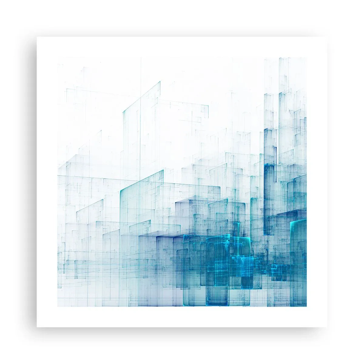 Poster - E lo spazio fu - 50x50 cm