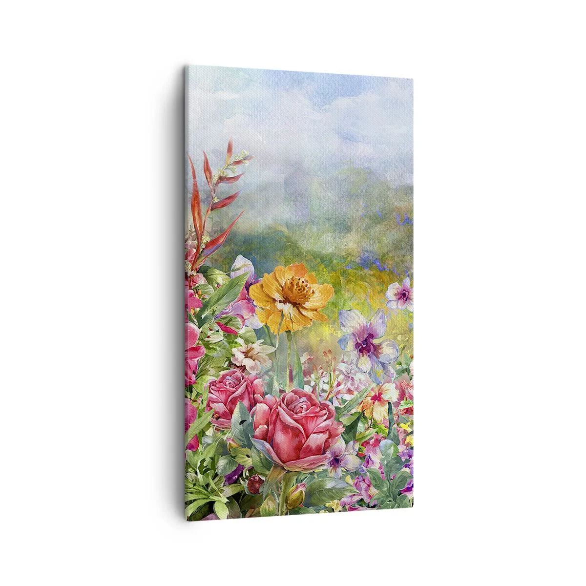 Quadro su tela - Stampe su Tela - Il giardino impazzito - 45x80 cm