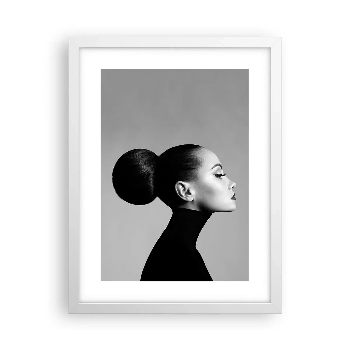 Poster in cornice bianca - La Nefertiti di oggi - 30x40 cm