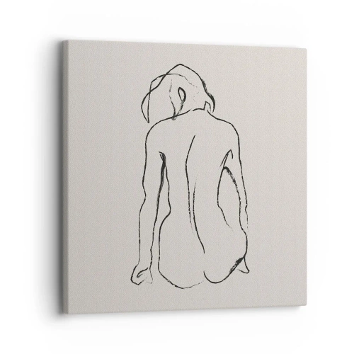 Quadro su tela - Stampe su Tela - Nudo di ragazza - 30x30 cm