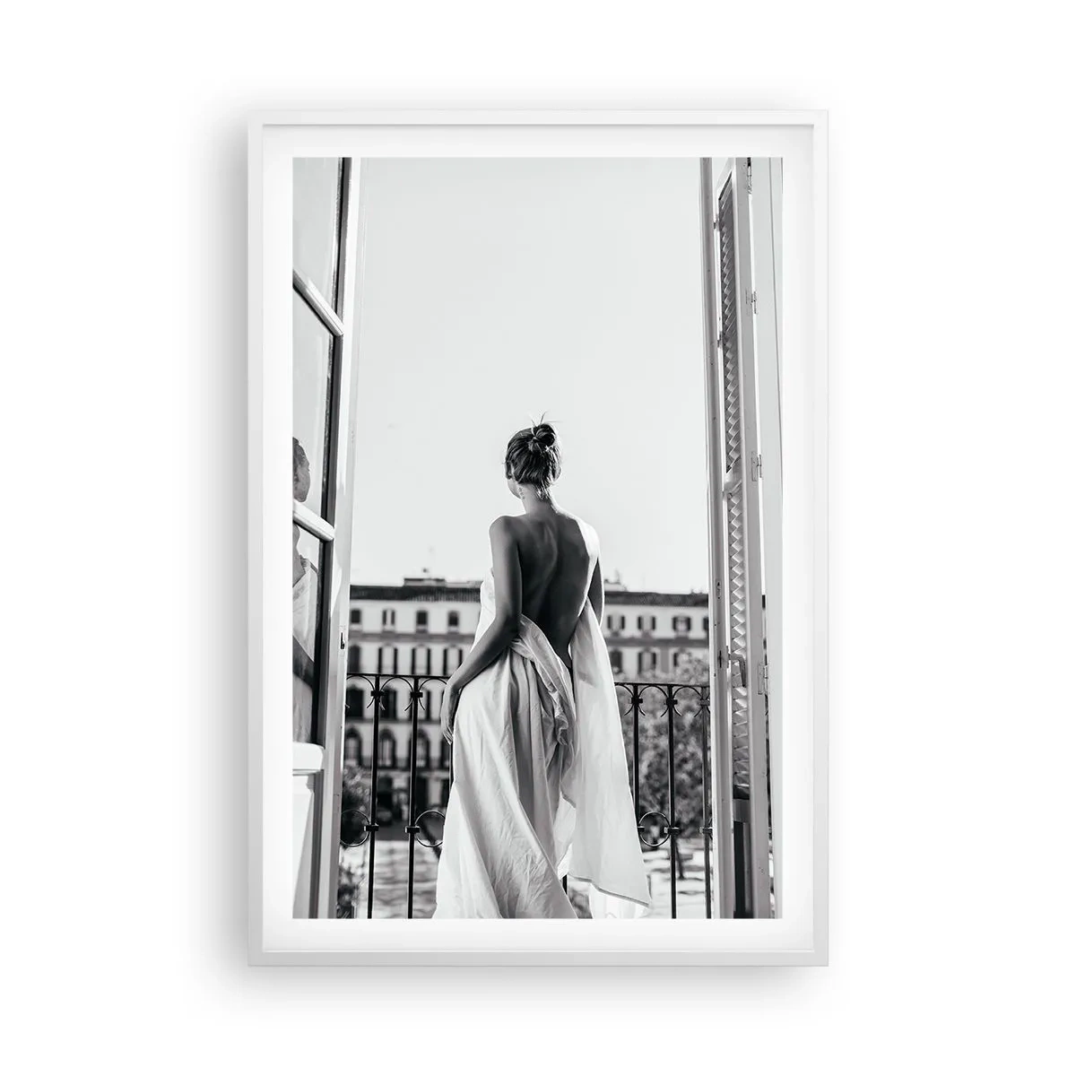 Poster in cornice bianca - Il risveglio dei sensi - 61x91 cm