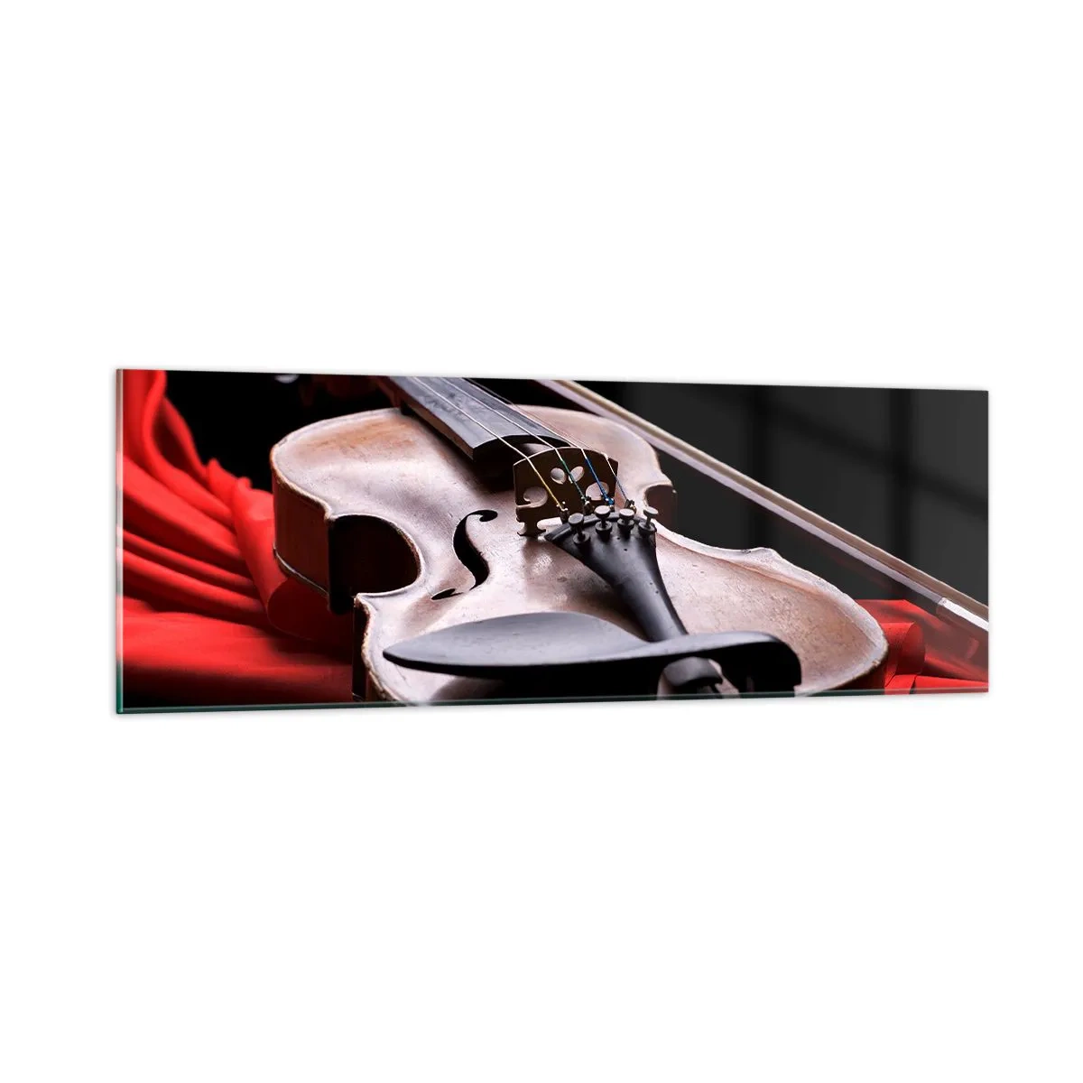 Quadro su vetro - La musica dei sentimenti - 90x30 cm