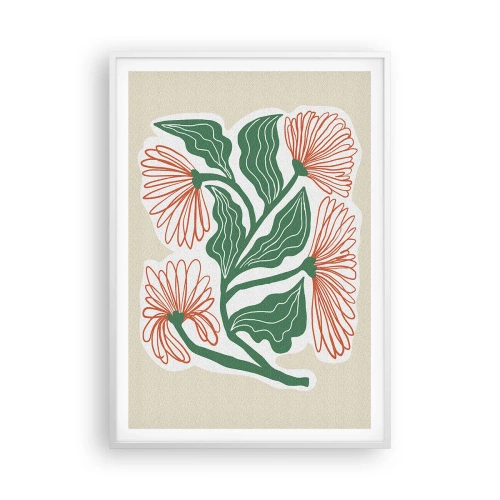 Poster in cornice bianca - Folklore e modernità - 70x100 cm
