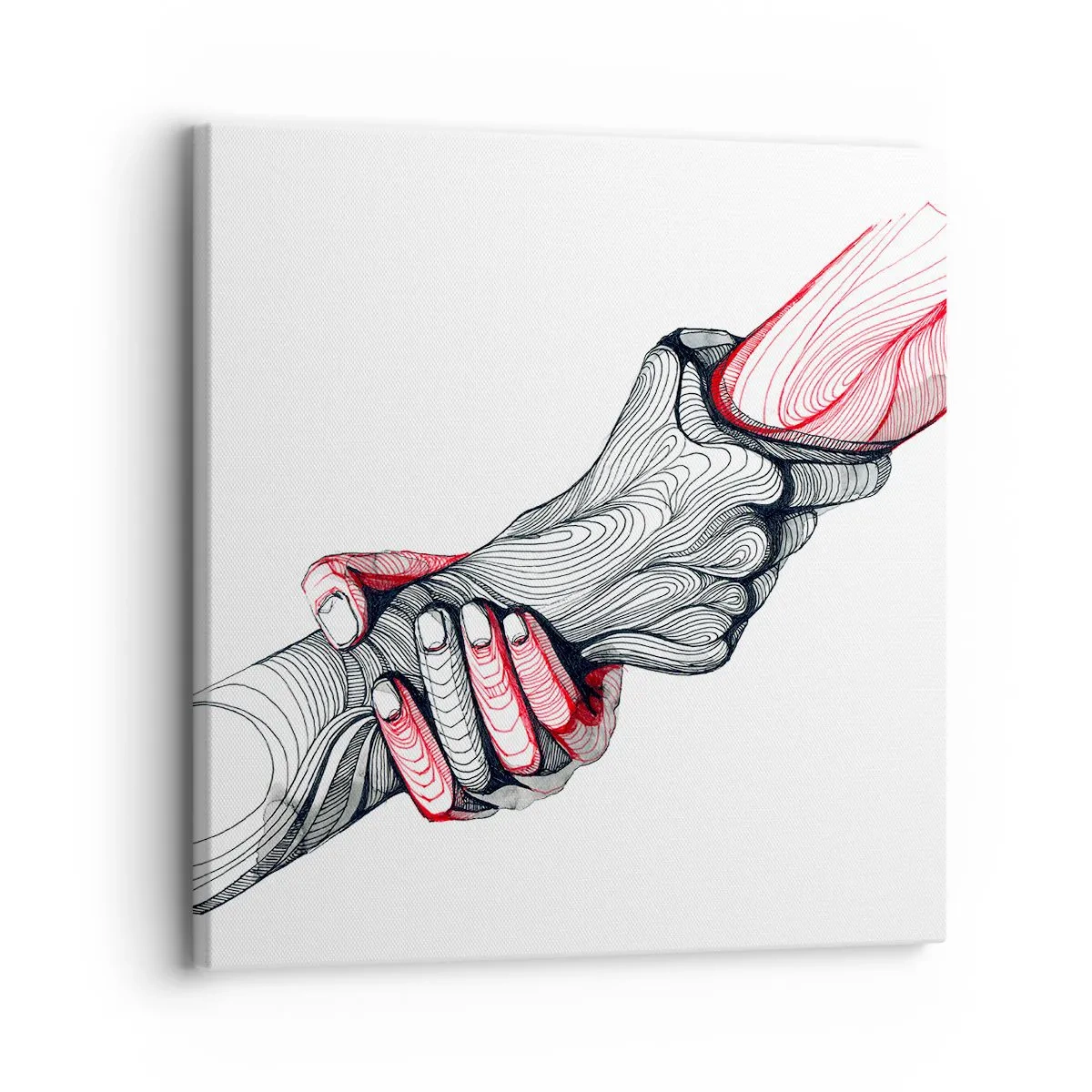 Quadro su tela - Stampe su Tela - Sei in buone mani - 30x30 cm