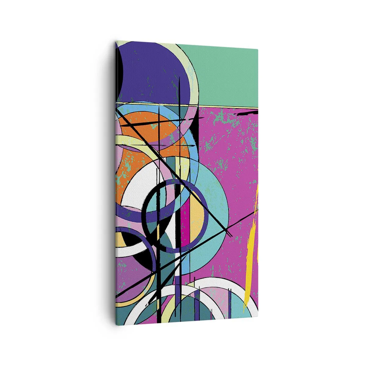 Quadro su tela - Stampe su Tela - Un cerchio dietro l'altro - 45x80 cm