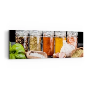 Quadro su tela - Stampe su Tela - Perché la vita abbia sapore - 90x30 cm