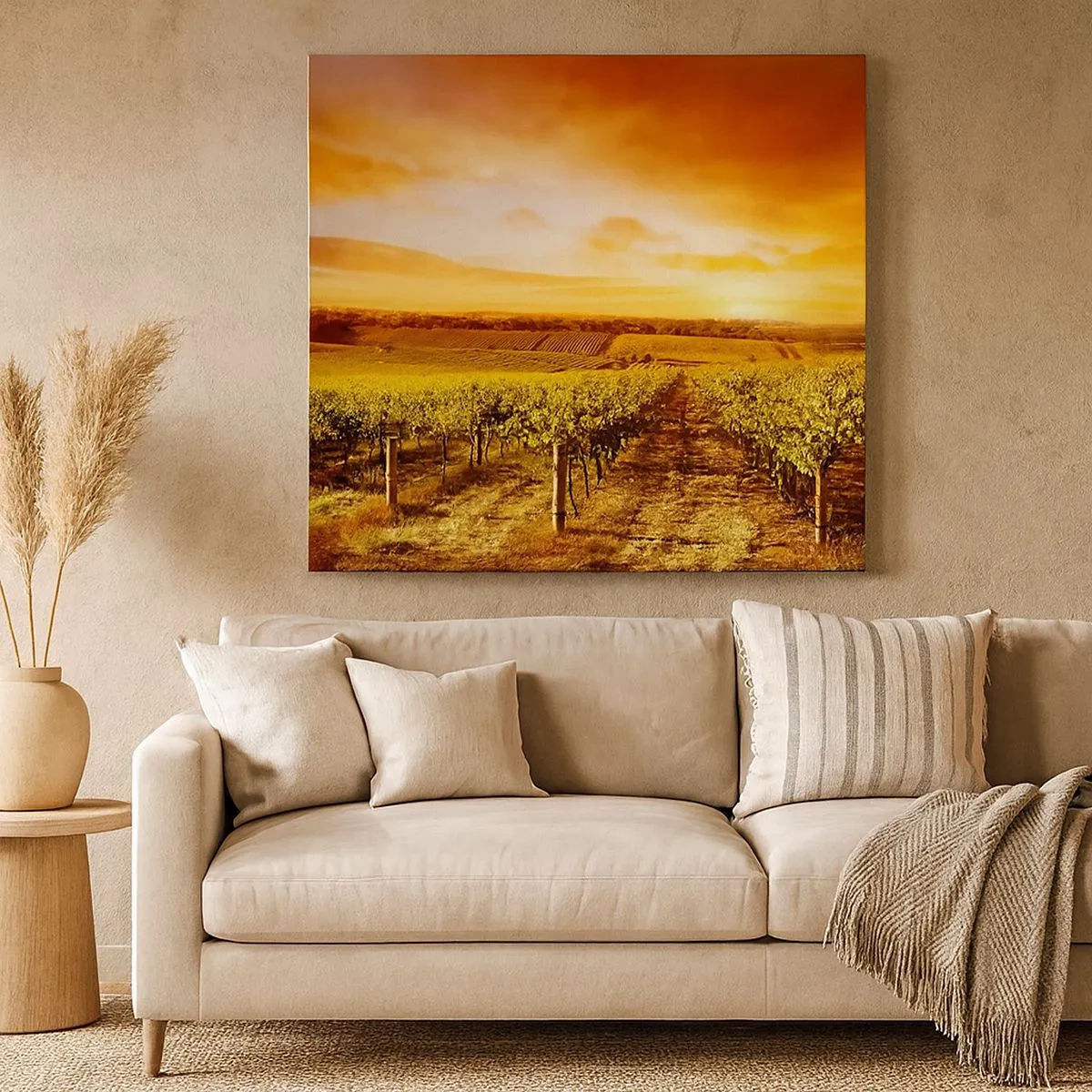 Quadro su tela - Stampe su Tela - Profumo di frutta con una nota di sole - 30x30 cm