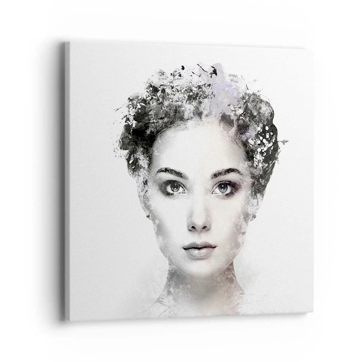 Quadro su tela - Stampe su Tela - Ritratto estremamente alla moda - 40x40 cm