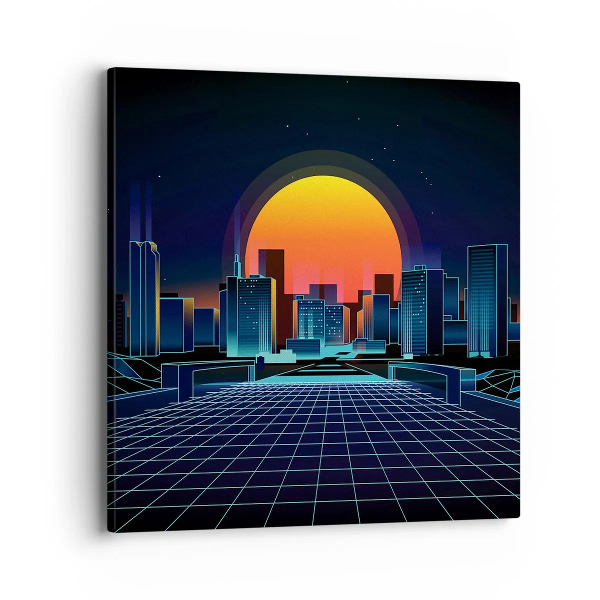 Quadro su tela - Stampe su Tela - Davvero vuoi tornare al mondo reale? - 40x40 cm