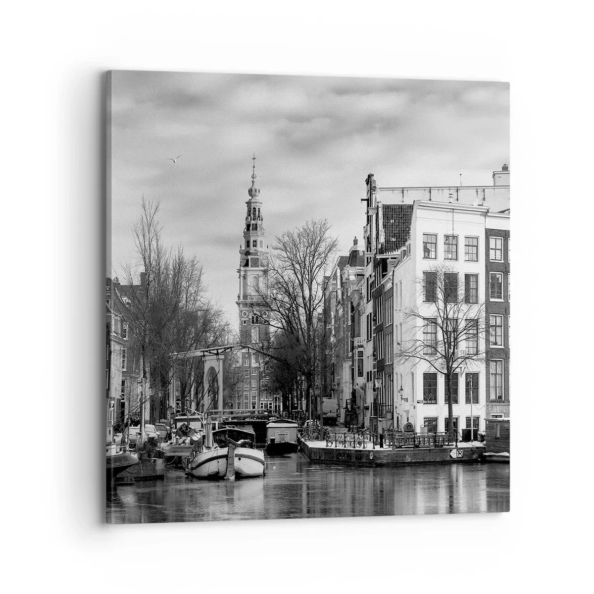 Quadro su tela - Stampe su Tela - Atmosfera di Amsterdam - 70x70 cm