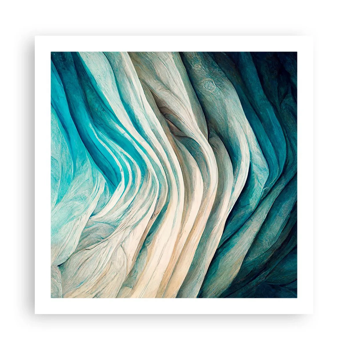 Poster - Blu insaziabile - 60x60 cm