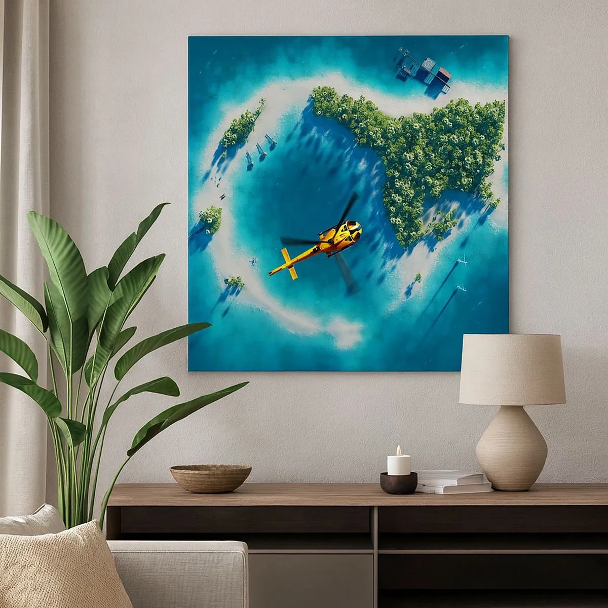 Quadro su tela - Stampe su Tela - Comprati un'isola - 30x30 cm