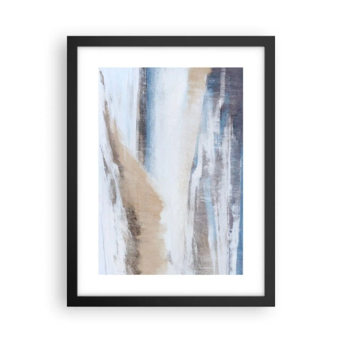 Poster in cornice nera - Composizione invernale - 30x40 cm