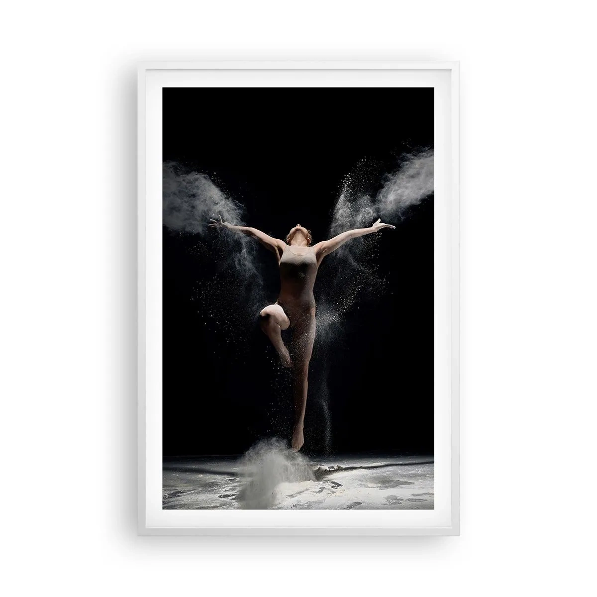 Poster in cornice bianca - Gli elfi esistono - 61x91 cm