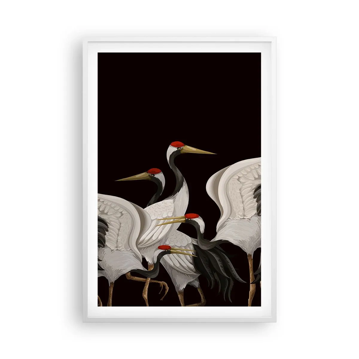 Poster in cornice bianca - Cose da uccelli - 61x91 cm