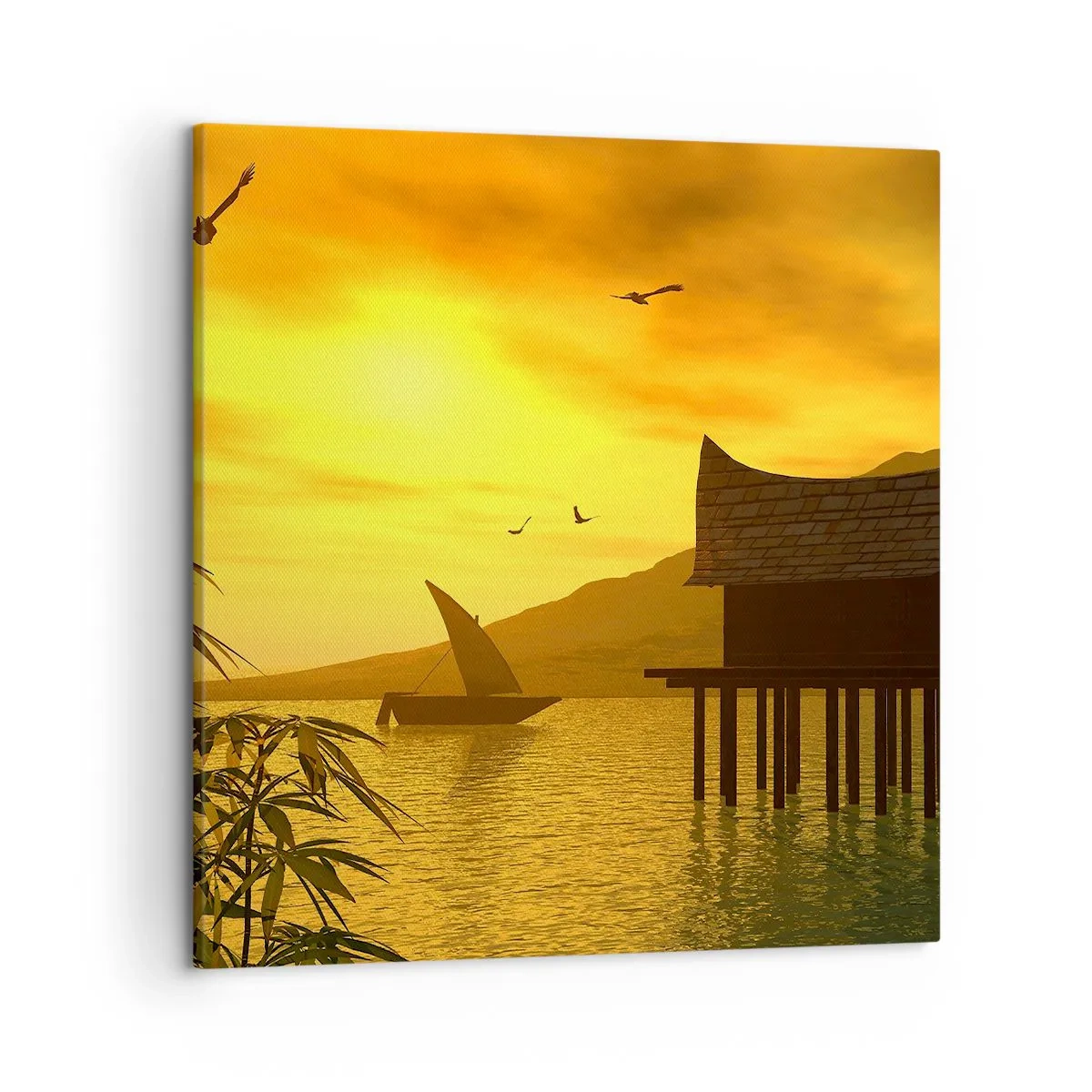 Quadro su tela - Stampe su Tela - Calma desiderata - 50x50 cm