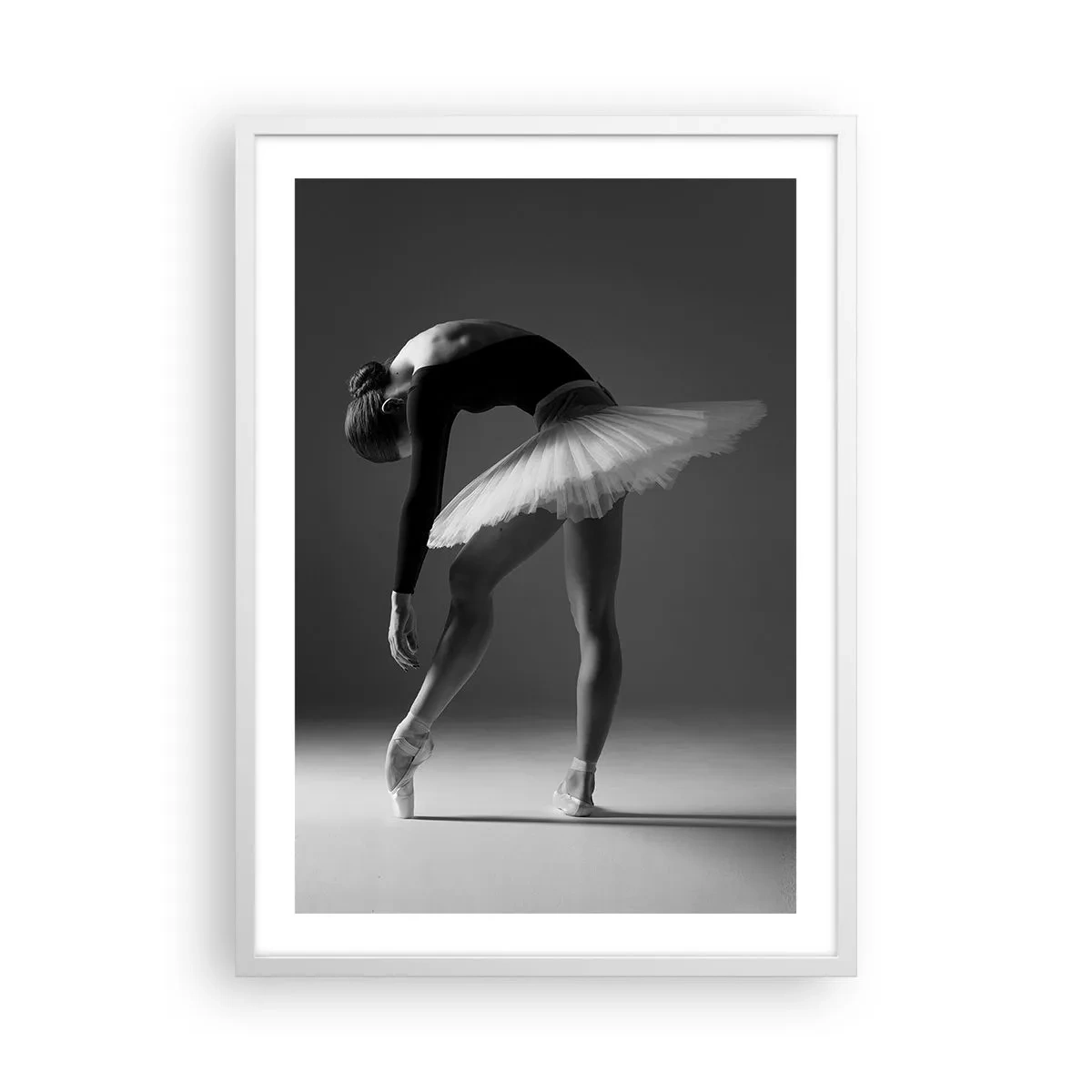 Poster in cornice bianca - Bella ballerina - 50x70 cm