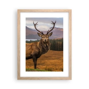 Poster in cornice rovere chiaro - Maestà della natura - 30x40 cm
