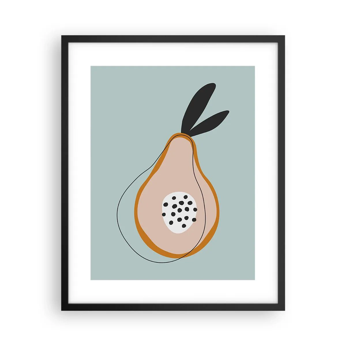 Poster in cornice nera - Penetrare la natura delle cose - 40x50 cm