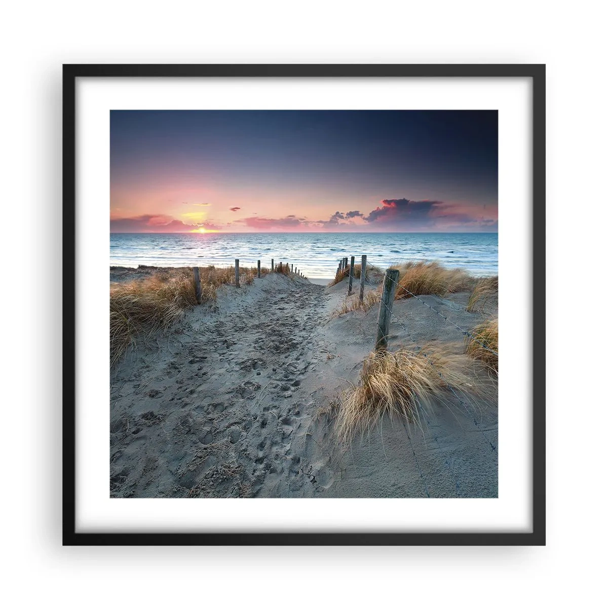 Poster in cornice nera - Hai versato un arcobaleno di luce radiosa... - 50x50 cm