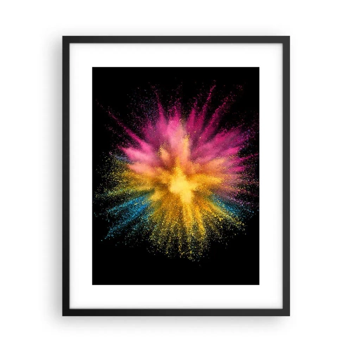 Poster in cornice nera - La nascita dei colori - 40x50 cm