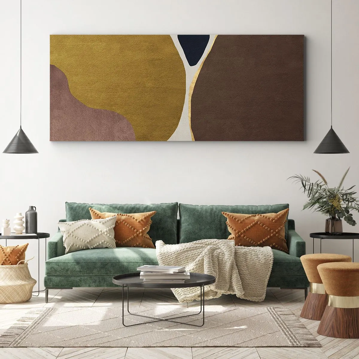 Quadro su tela - Stampe su Tela - Astrazione: un luogo nello spazio - 100x40 cm