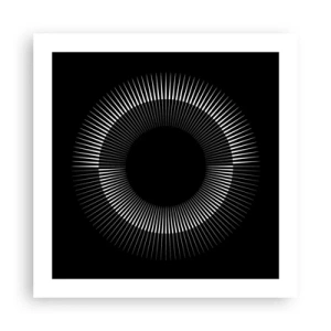 Poster - Sole nero - 50x50 cm