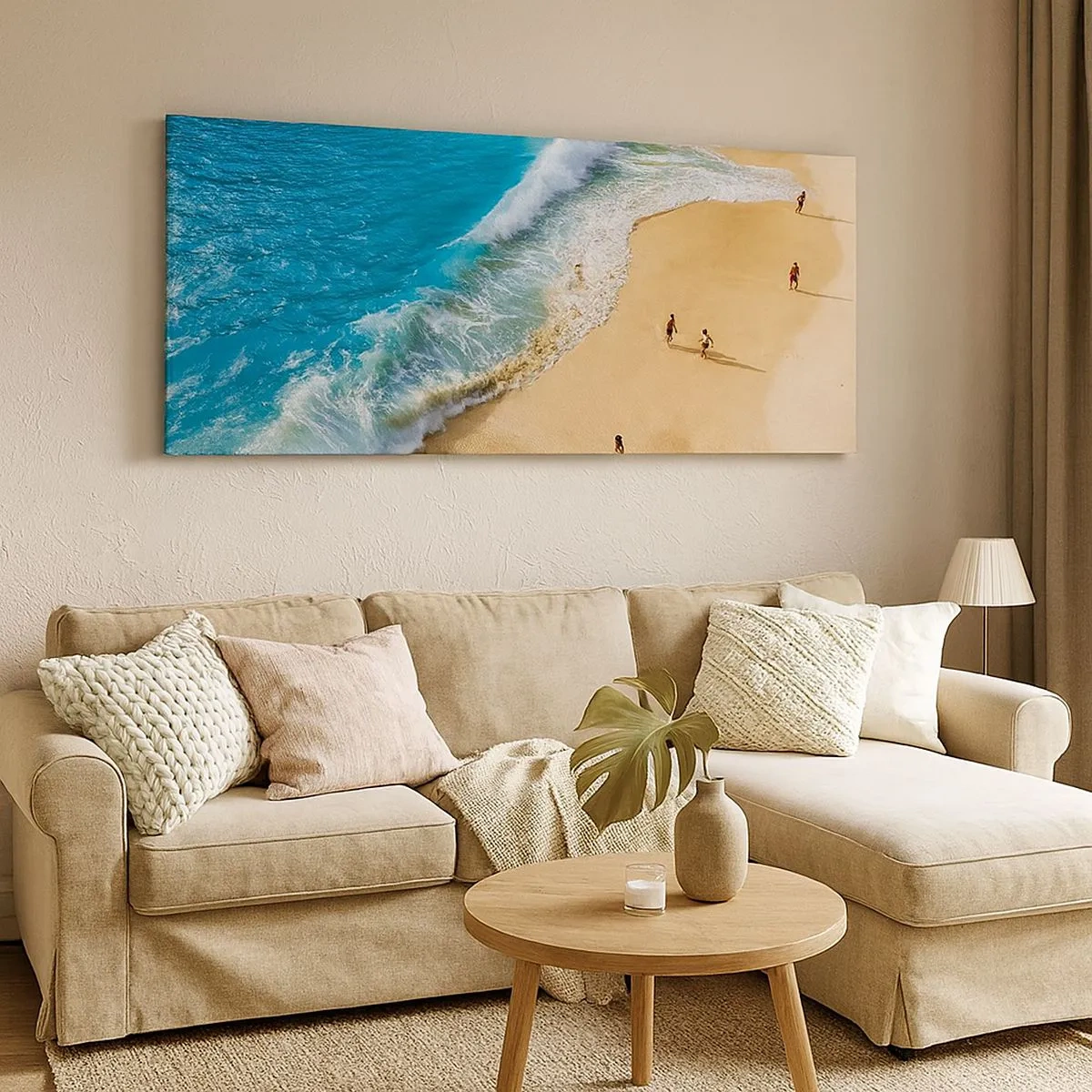 Quadro su tela - Stampe su Tela - E poi il sole, la spiaggia... - 100x40 cm