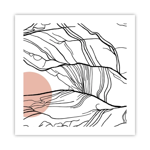 Poster - Nella rete dei rami - 50x50 cm