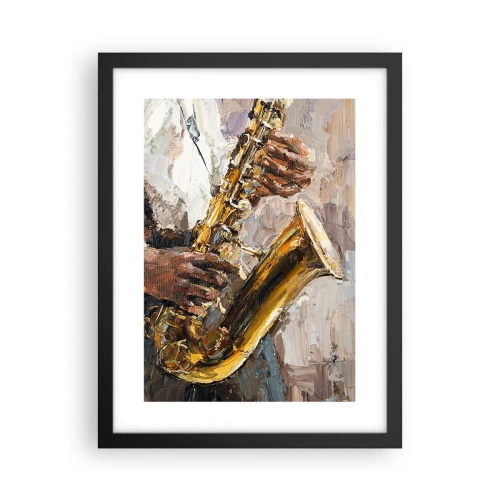 Poster in cornice nera - Tempo di assolo - 30x40 cm