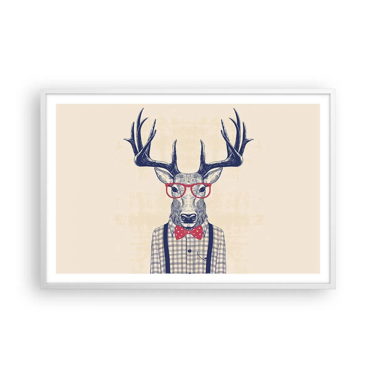 Poster in cornice bianca - Divertente stravaganza - 91x61 cm