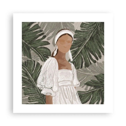 Poster - Ritratto esotico - 40x40 cm