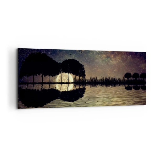 Quadro su tela - Stampe su Tela - Notte ai confini del mondo - 100x40 cm