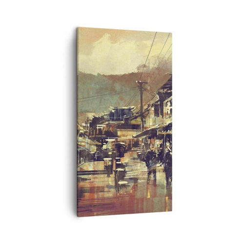 Quadro su tela - Stampe su Tela - La vita come ricchezza di grigio - 45x80 cm