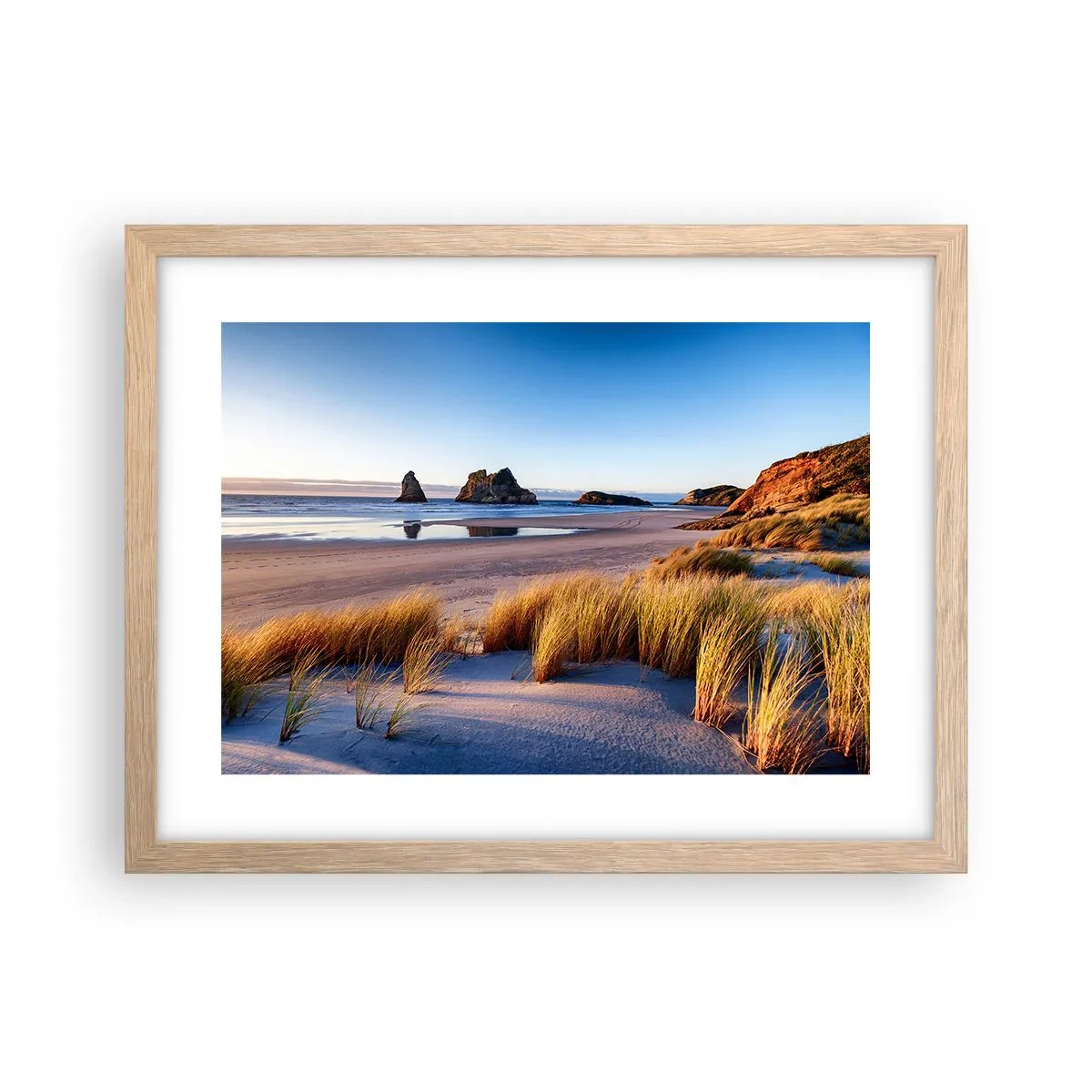 Poster in cornice rovere chiaro - Per i cercatori di pace - 40x30 cm