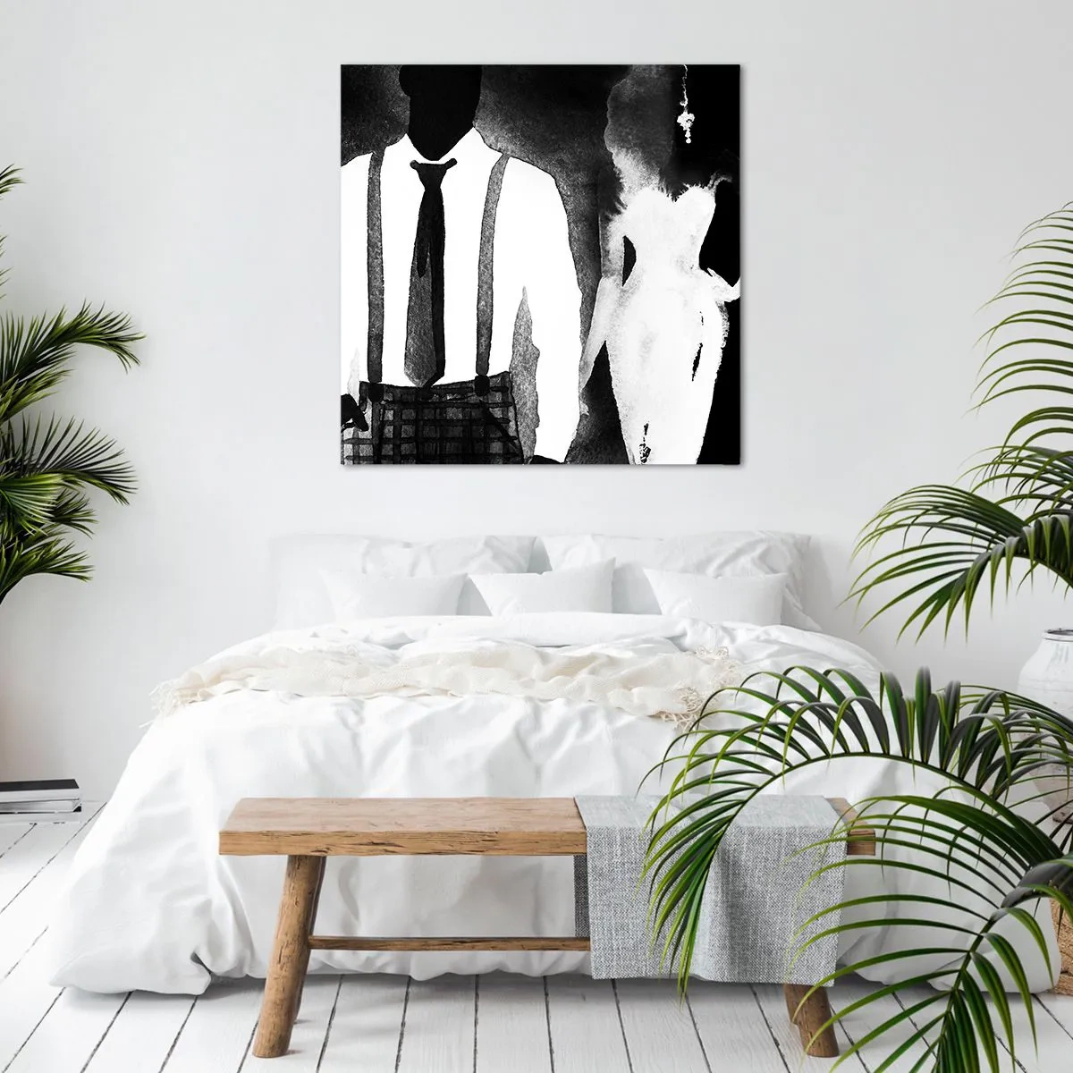 Quadro su tela - Stampe su Tela - Atmosfera noir - 40x40 cm