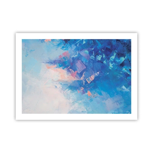Poster - Astrazione invernale - 70x50 cm
