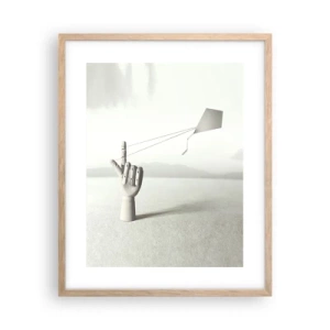 Poster in cornice rovere chiaro - Prova di forza - 40x50 cm