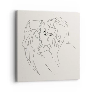 Quadro su tela - Stampe su Tela - Intrecciati dal sentimento - 30x30 cm