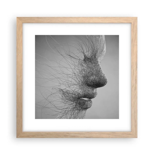 Poster in cornice rovere chiaro - Lo spirito del vento - 30x30 cm