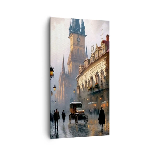 Quadro su tela - Stampe su Tela - Il fascino delle sere di Praga - 55x100 cm