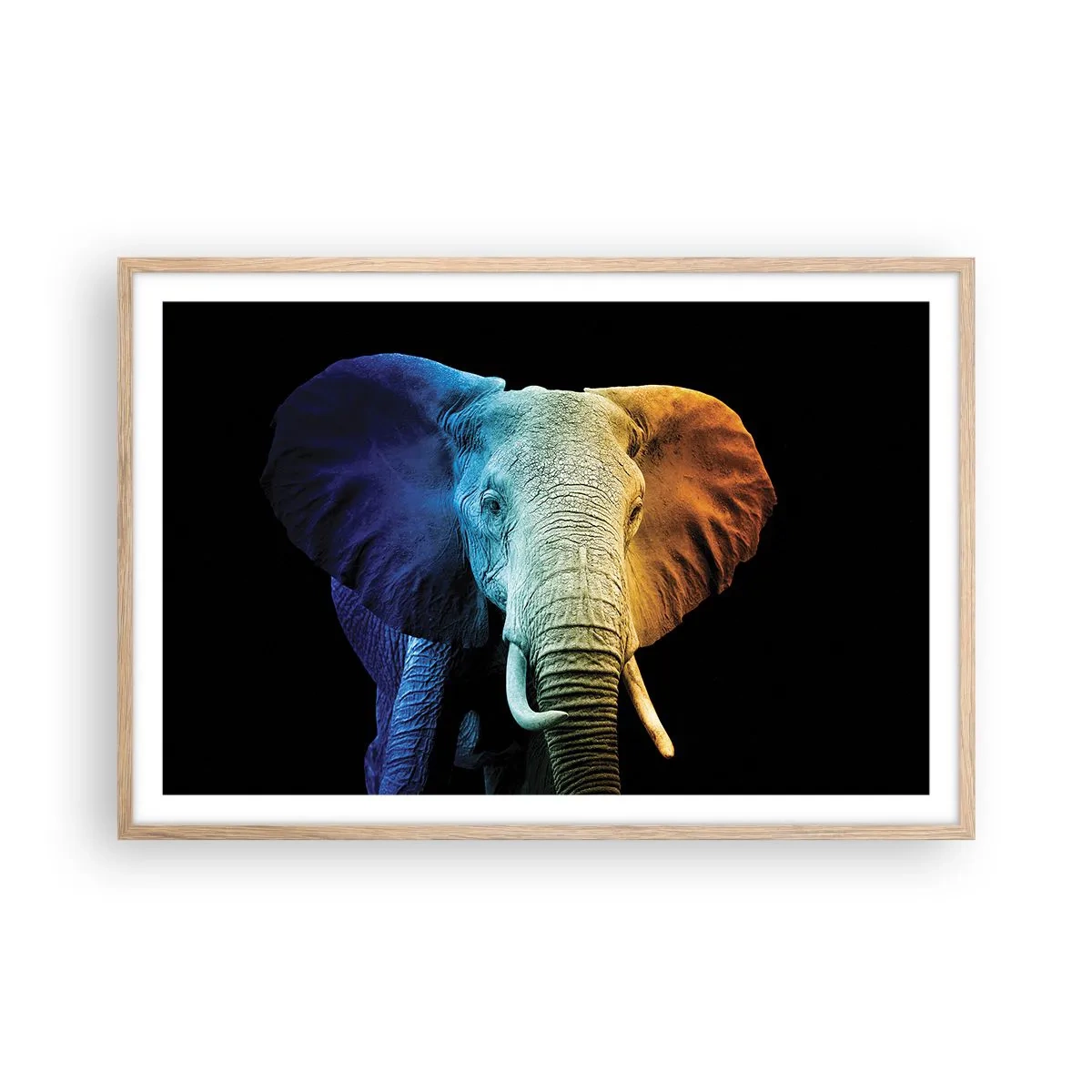 Poster in cornice rovere chiaro - Eccentrico, non strano - 91x61 cm