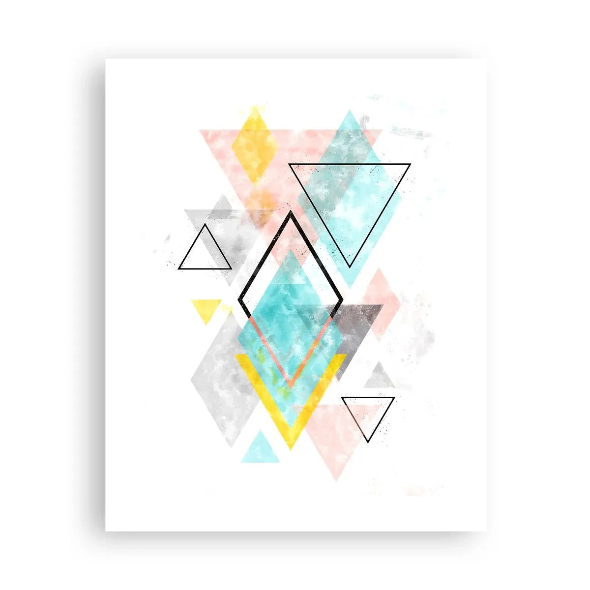 Poster - Gioco geometrico - 40x50 cm