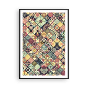 Poster in cornice nera - L'atmosfera del Marocco - 70x100 cm