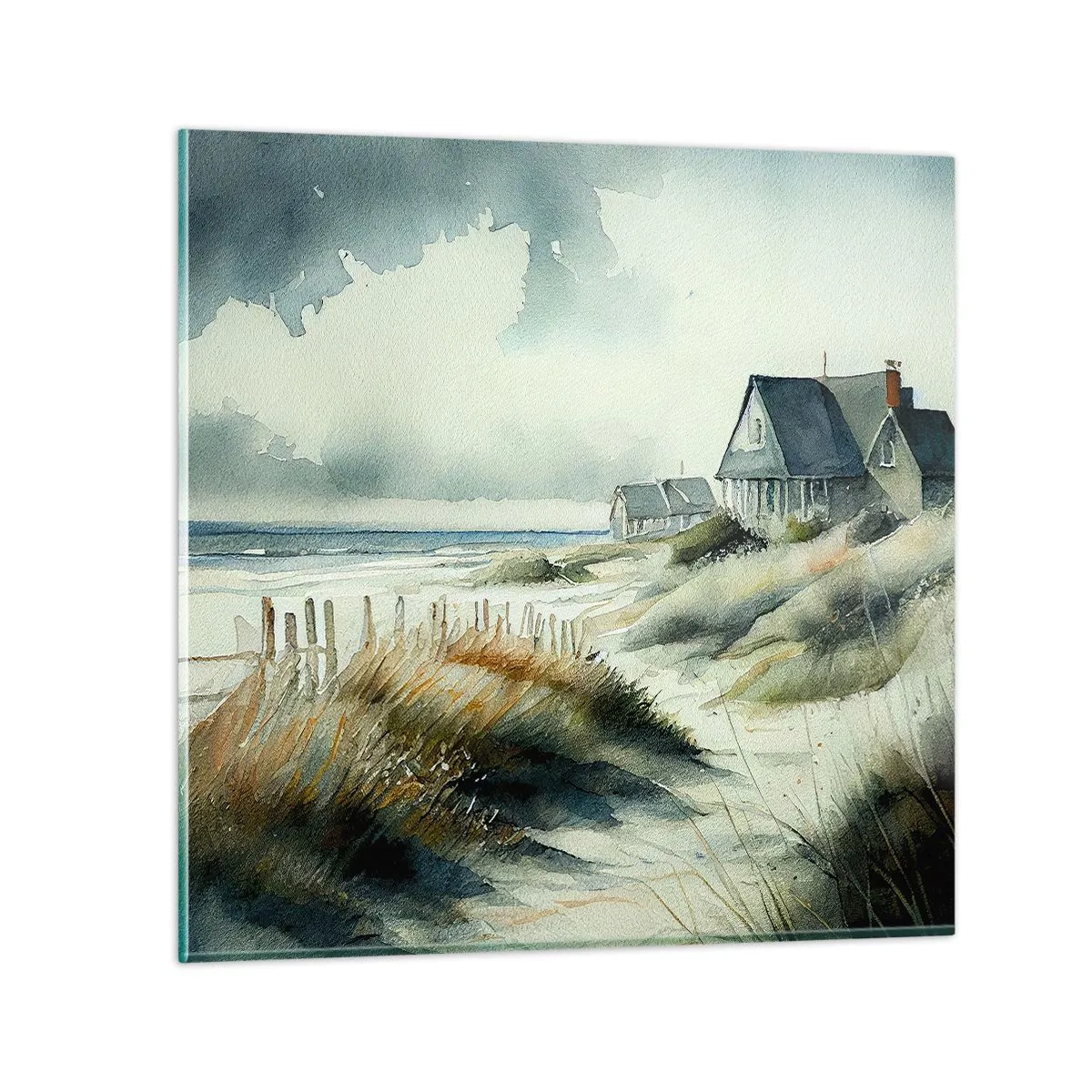 Quadro su vetro - Lontano dal caos - 30x30 cm