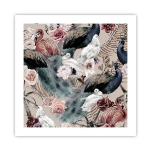 Poster - Nel giardino del palazzo - 50x50 cm