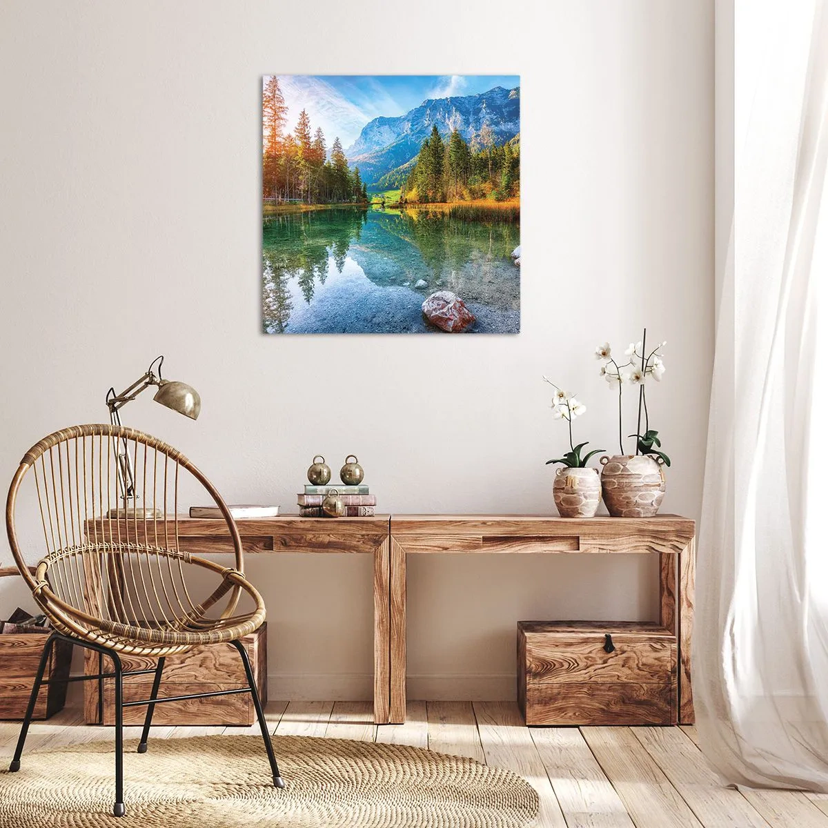 Quadro su tela - Stampe su Tela - La mitezza dell'autunno - 40x40 cm