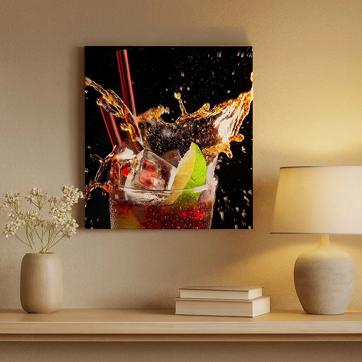 Quadro su tela - Stampe su Tela - Gioia ed energia dei colori - 30x30 cm